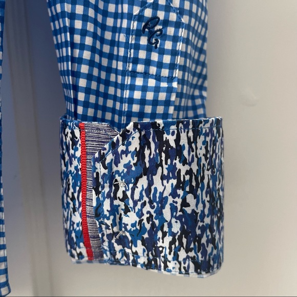 ROBERT GRAHAM MEN'S PIT STOP GINGHAM PINUP GIRLS SPORT SHIRT - Picture 3 of 10